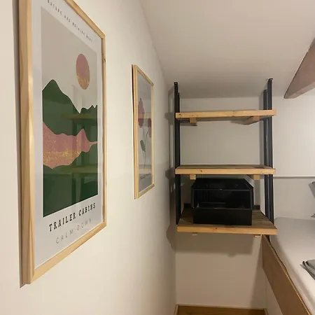 Modernes Tinyhouse Trailer Cabins Am Waldrand - Mit Seezugang Eging Esterno foto