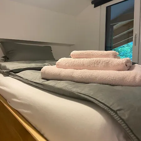 Modernes Tinyhouse Trailer Cabins Am Waldrand - Mit Seezugang Eging Esterno foto